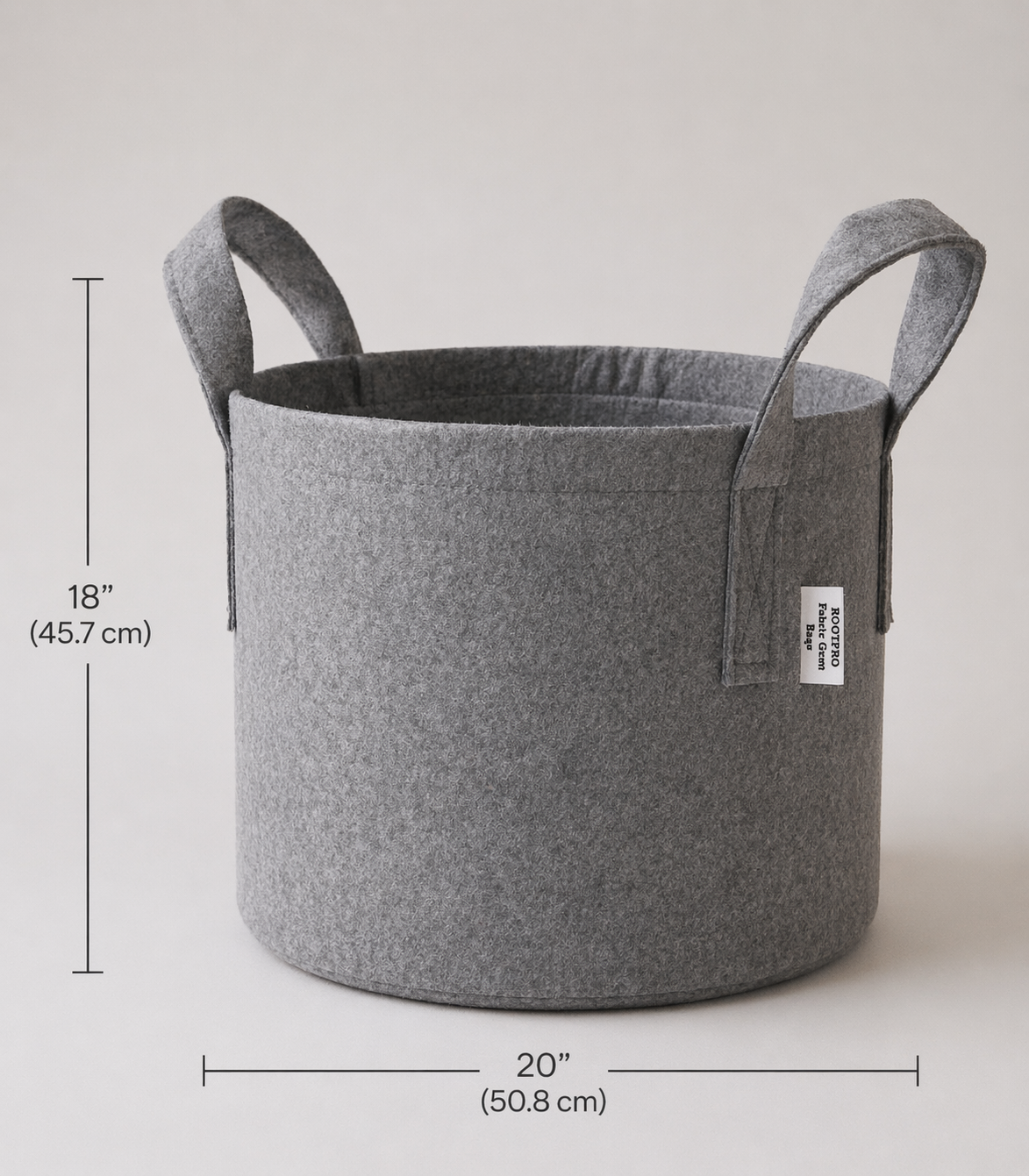 20 gallon rootpro fabric grow bag product photo